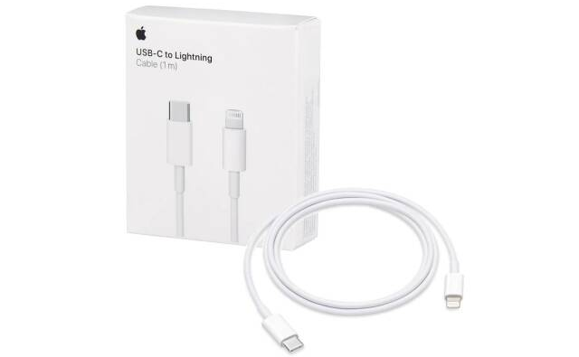 Cable Apple Lightning a USB-A 1m - Blanco