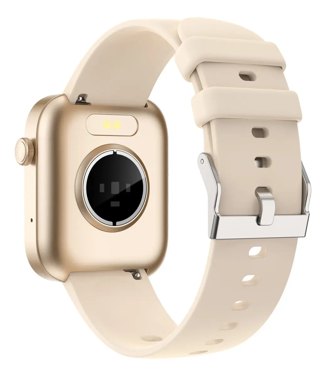Reloj Inteligente Smartwatch Colmi P71 De 1.9 Dorado Gold Sport Crema - Imagen 2