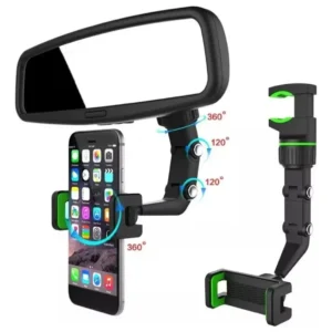 Soporte De Celular Universal Para Espejo Retrovisor Auto 360