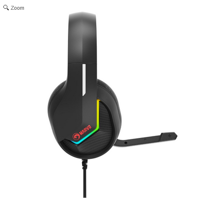 Auricular Marvo H8618 Tactic 40 Rgb Negro - Imagen 3