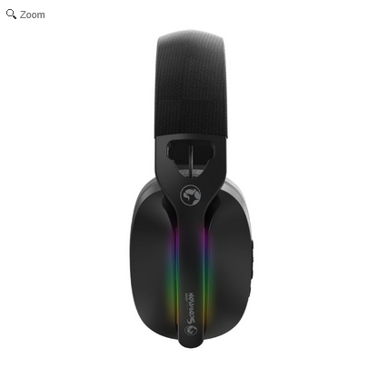 Auricular Marvo HG9086W 7.1 Inalámbrico RGB Negro - Imagen 2