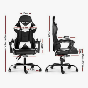 Silla Gamer  Negro/blanco