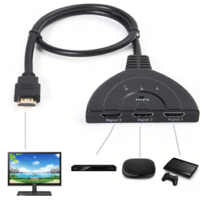 Switch Hdmi 3 Puertos Full Hd 1080p