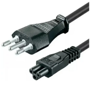 Cable De Corriente Tipo Mickey Tres En Línea Para Notebook