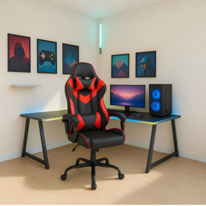 Silla Gamer Negro/Rojo