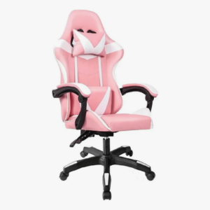 Silla Gamer Blanco Rosado