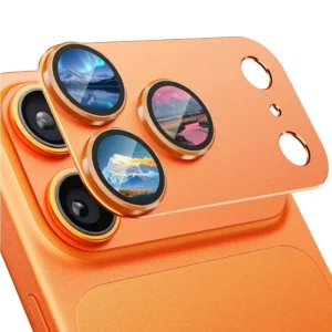 Protector de Lente de Cámara de Vidrio Templado Metálico para for iphone 17 Pro y ProMax