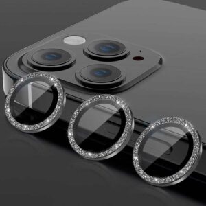 PROTECTOR LENTE DE CÁM INDIVIDUAL IPHONE 13PRO/13PROMAX BRILLO NEGRO
