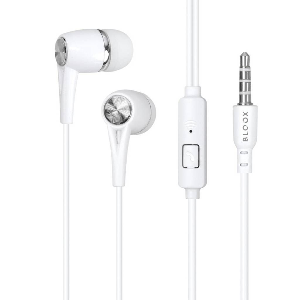 Manos Libres Stereo BLOOX Free3 3 5mm Blanco (Intrauditivo) Universal - Imagen 2