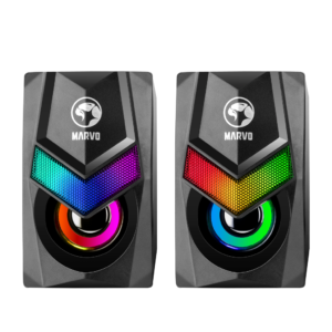 Parlantes Gamer USB RGB Marvo Havoc 10