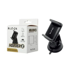 Soporte Vehicular BLOOX - Tipo Ventosa para Panel/Vidrio Holder_2 Negro