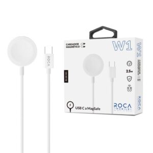 Cargador Magnético W1 para iWatch ROCA USB C 2.5W