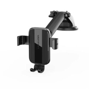 Soporte Vehicular Auto-Ajustable c/Ventosa Negro