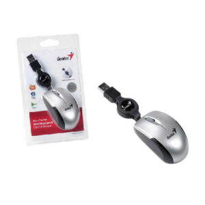 Mini Mouse Genius Retractil USB plateado