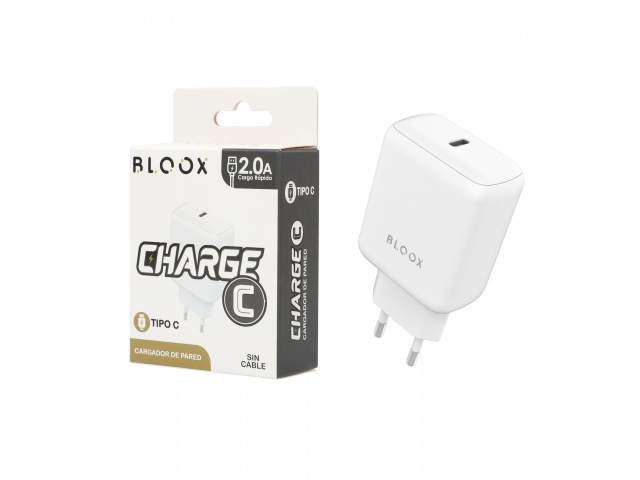 Cargador BLOOX 20W USB C Sin Cable (BL-TCA-20W)