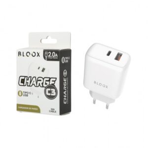 Cargador BLOOX A+C 3A 20W Sin Cable (BL-TCA-C3)