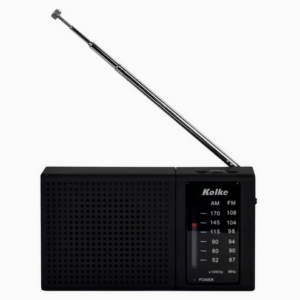 Radio Portátil AM/FM con Antena y Conector 3.5mm