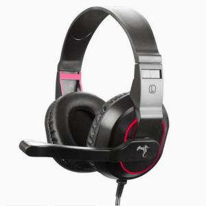 Auriculares KOLKE Phoenix Luces LED Micrófono Incorporado - Rojo