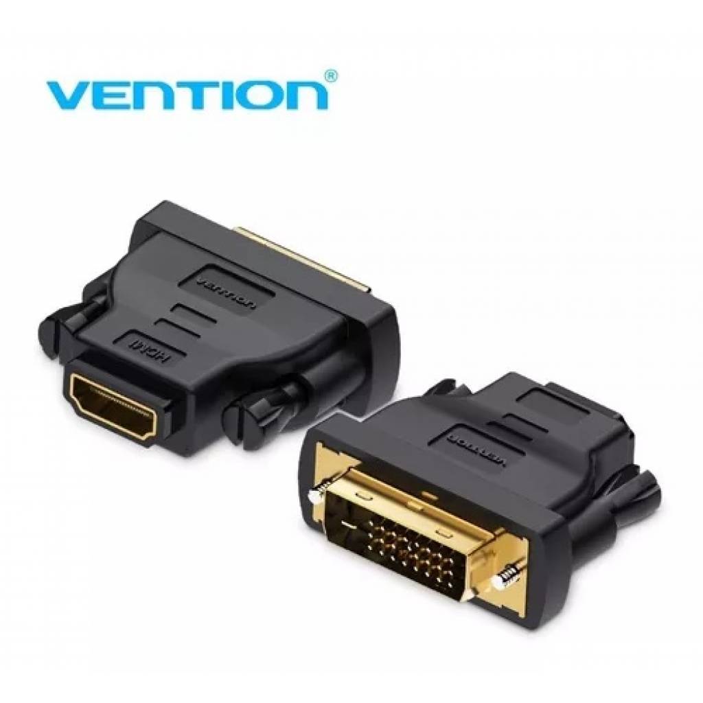 Adaptador DVI a HDMI Macho/Hembra / Negro ECDB0 Vention
