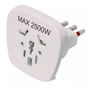 Adaptador Multiformato Conatel Ficha 3L 2500W Blanco