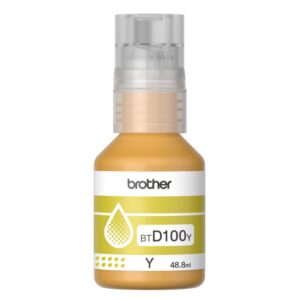 Botella de Tinta Brother BTD100Y Amarilla