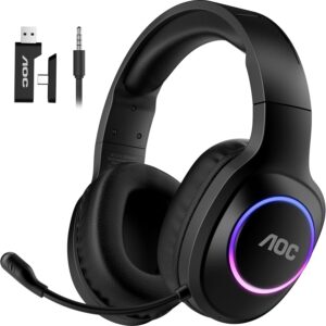 Auriculares Gamer Aoc Acg2502 Inalámbricos 2.4g/bluetooth |