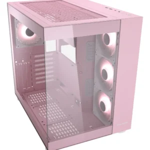 Gabinete Gamer Cougar Fv150 Rgb Pink 4 Ventiladores Argb