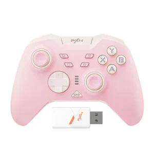 Joystick Gamer PXN P5 Rosado PC Switch Android iOS